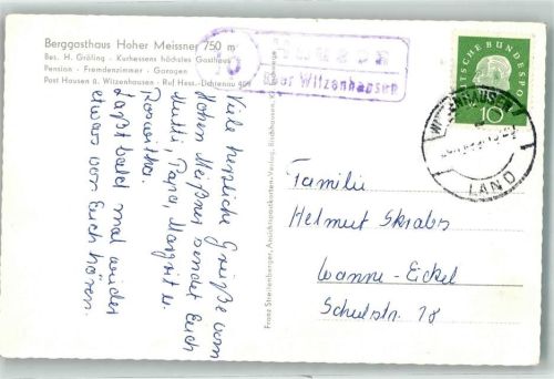 Witzenhausen Landpost Hausen