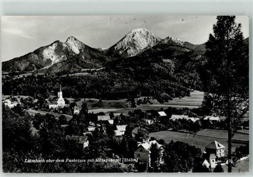 Latschach Latschach ob dem Faakersee mit Mittagskogel