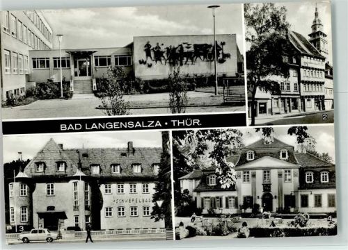 Pößneck Schwefelbad Veterinärmed. Institut Marktkirche Kurpark