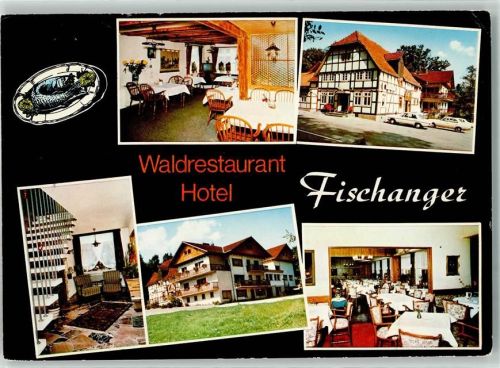 Schieder Waldrestaurant Hotel Fischanger Gasthaus Auto Treppe Forelle