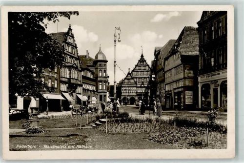 Paderborn Marienplatz Rathaus