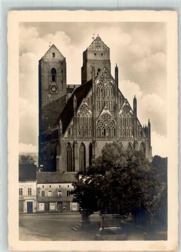 Prenzlau St. Marienkirche Gottischer Backsteingiebel