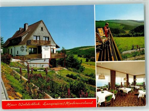 Langewiese Haus Waldesblick Balkon