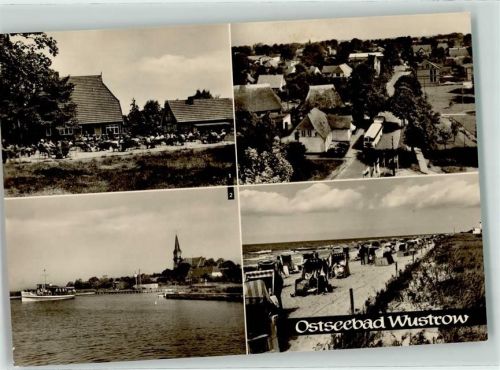 Ostseebad Wustrow Cafe Sonnenhof Am Hafen Strand Ausflugsschiff