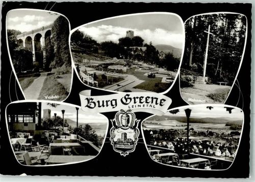 37547 W3350 Kreiensen - Burggasthaus Greene Minigolf Viadukt Mahnmal