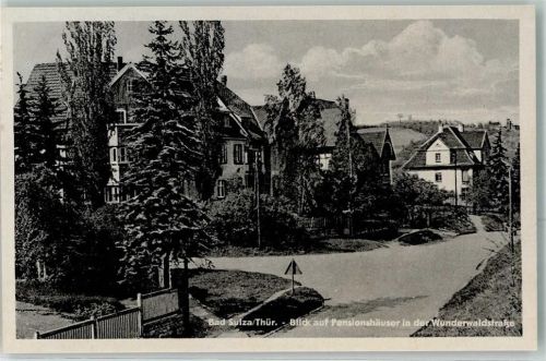 Bad Sulza Pensionshäuser in der Wunderwaldstraße