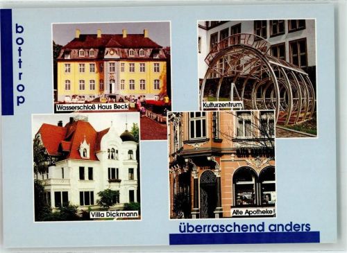 Bottrop Wasserschloß Haus Beck Kulturzentrum Villa Dickmann Alte Apotheke