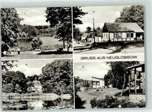 Neuglobsow Dagowsee Haus Hirschberg Bungalowsiedlung Dagow