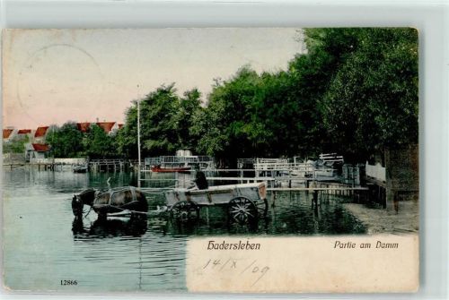 Hadersleben 1909 am Damm