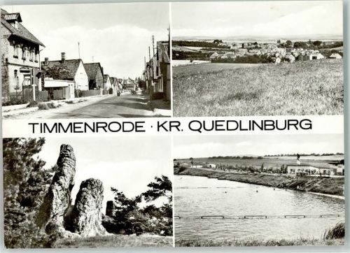 Timmenrode Dorfstraße Felsgebilde