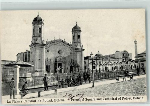 Potosi La Plaza y Catedral