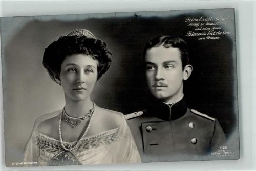 Prinz Ernst August und Braut Prinzessin Victoria Luise Verlag Liersch 4120