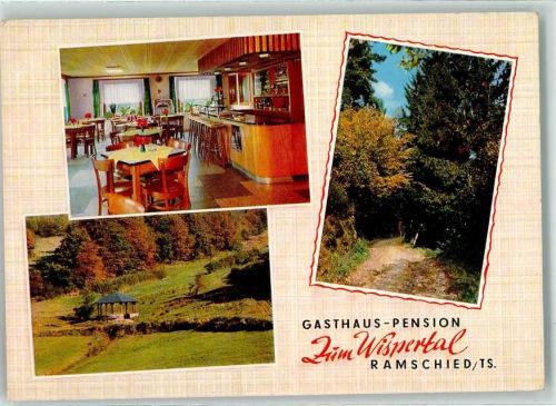 Ramschied Gasthaus Zum Wispertal Gastraum Zapftresen