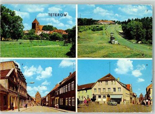Teterow Bergring Otto-Grotewohl-Straße Maichinger Tor Rats-Apotheke Rostocker Tor