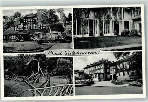 Bad Salzhausen Mühlrad Kurhaus