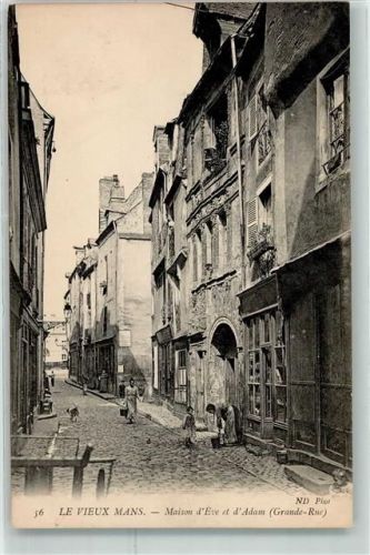 Le Mans Maison d`Eve et d`Adam Grand Rue