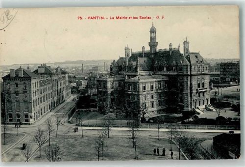Pantin la Mairie et les Ecoles