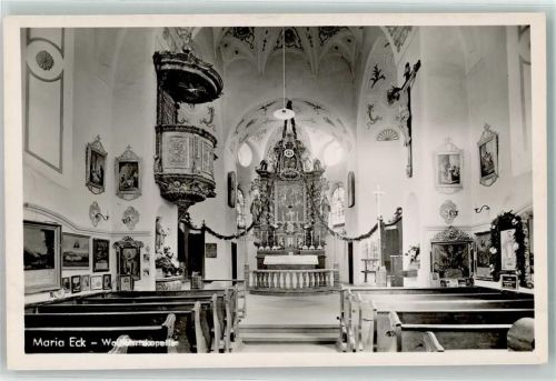 Maria Eck Wallfahrtskapelle Altaransicht Wallfahrtsstempel