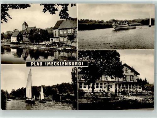 Plau FDGB-Erholungsheim Waldheim Fahrgastschiff