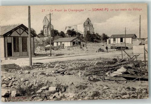 Sommepy-Tahure ce qui reste du Village