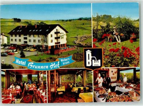 Weibersbrunn Hotel Brunnen Hof Gaststube Bufett