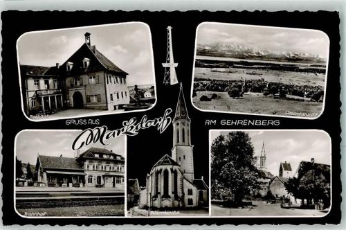 Markdorf Rathaus Bahnhof Pfarrkirche
