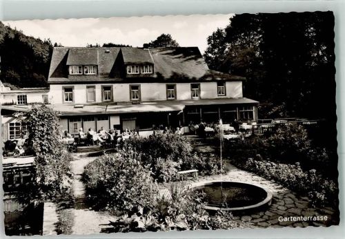 Manderscheid Hotel Pension Heidsmühle Gartenterrasse