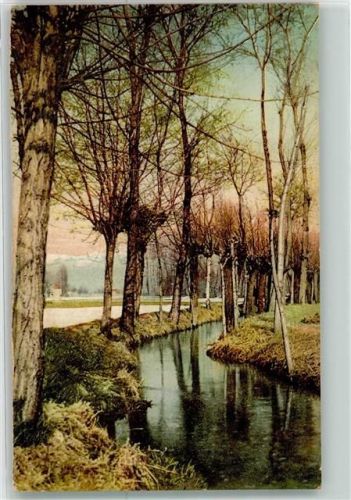 Fluss Foto C.Schiaparelli Fotocromia Nr.516 Gedicht D Annunzio