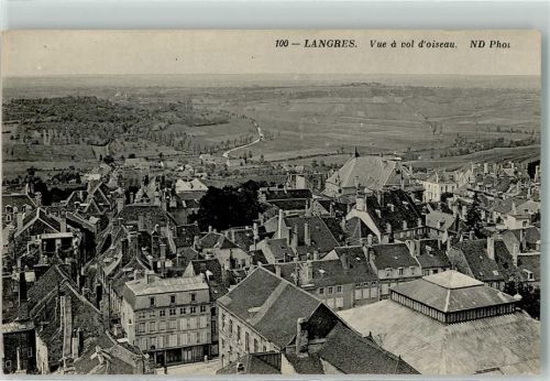 Langres vue a vol d`oiseau