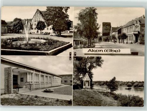 Aken Am Friedensplatz Neue Waldschänke Dessauer Straße Elbe