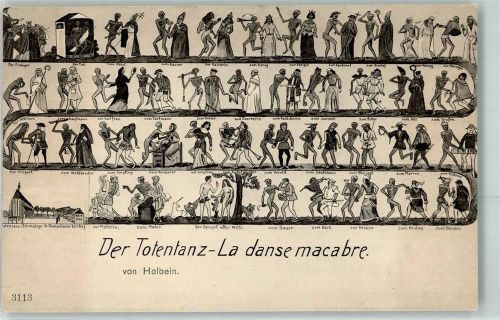 sign.Holbein Der Totentanz
