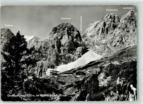Ellmau Gruttenhütte mit Wilden Kaiser