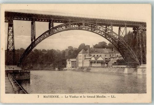 Mayenne Viadukt und Große Mühle