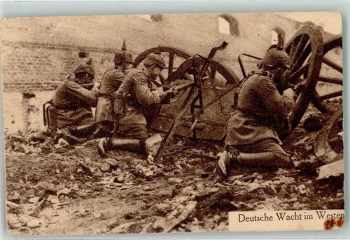 1916 Deutsche Wacht im Westen FeldpostFeld-Postexped. d. 5. Bayer. Inf. Div.