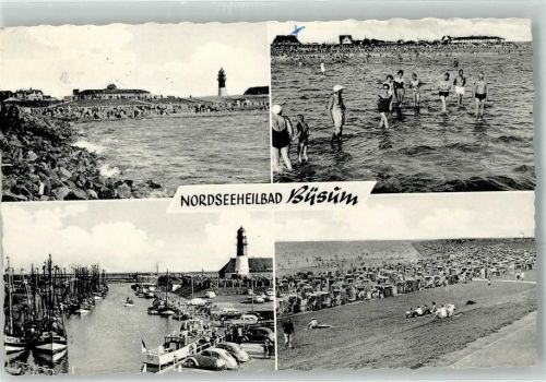 Büsum Leuchtturm Strand Hafen
