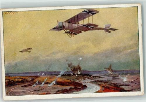1918 sign. Hans Rudolf Schulze Deutscher Luftflottenverein