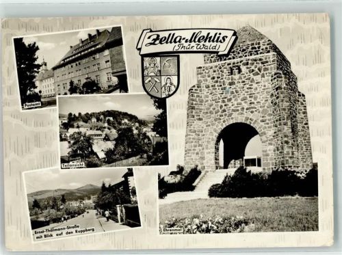 Zella-Mehlis Ehrenmal Postamt Ernst Thälmann-Straße