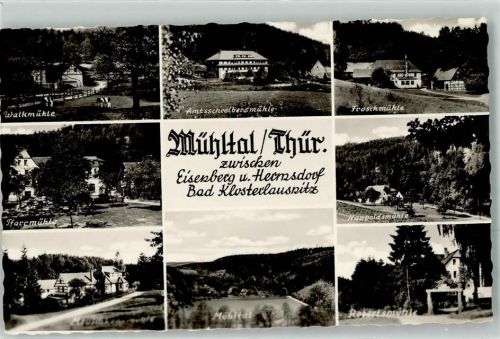 Eisenberg Walkmühle Froschmühle Parrmühle Naupoldsmühle