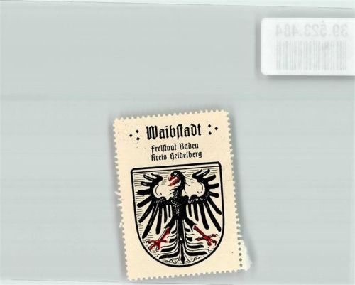 74915 W6923 Waibstadt Siegelmarke Siegelmarke Stadtwappen Sammelmarke Kaffee Hag