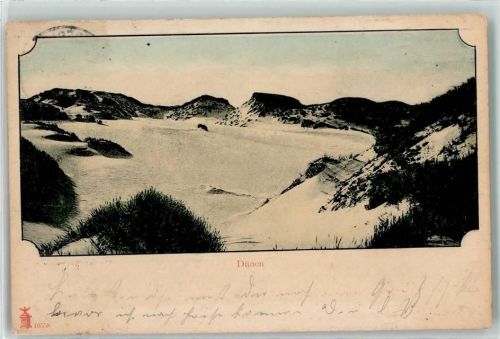 Norderney 1910 Ort lt. Stempel Dünen