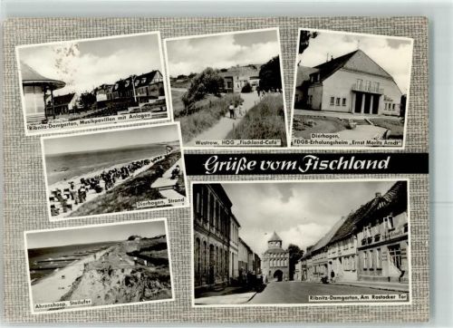 Wustrow Ribnitz- Damgarten Musikpavillon Gasthaus Fischland Rostocker Tor
