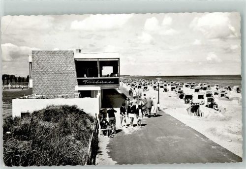 Dahme Gasthaus Tribüne mit Promenade und Strand