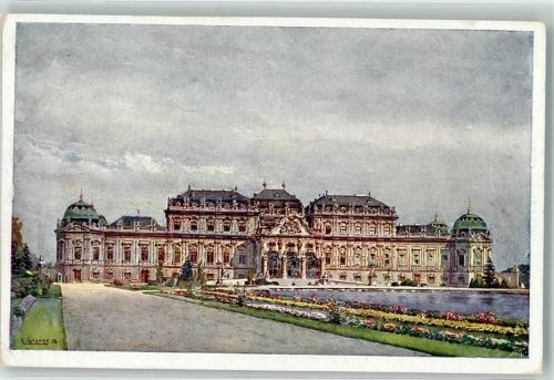 Wien Schloss Belvedere sign. Ernst Graner
