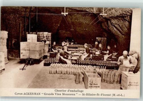 Saumur Chantier d`emballage Caves Ackermann Grands Vins Mousseux Saint-Hilaire-Saint-Florent