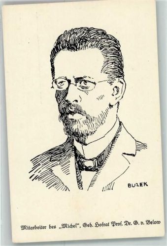 sign.Buzek Professor B.v.Below Mitarbeiter Michelverlag