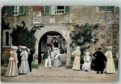 Dives-sur-Mer l`Entree de l`Hostellerie de Guillaume le Conquerant