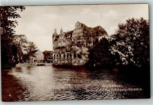 Neumünster 1925 Wasserschloss Bankverein für Schleswig-Holstein