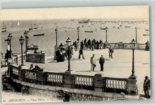Arcachon Place Thiers Landungsbrücke Dampfer