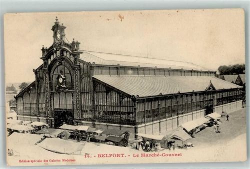 Belfort Markthalle Marktszene