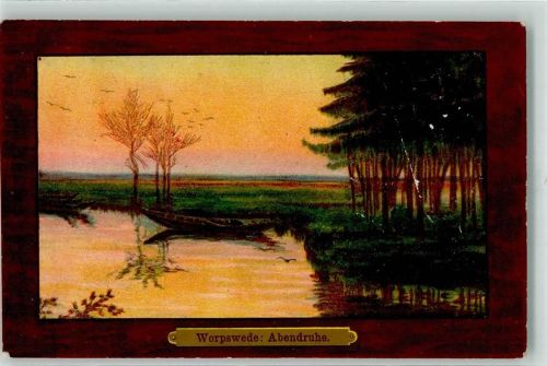 Worpswede 1907 Abendruhe KNG Nr. 1098